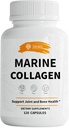 SIRUNES Marine Collagen Peptides, 120 Capsules - Fish Collagen Supplements for Women, Great for Hair, Skin, Nails, Joints & Bones - Made in USA