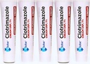 (5 συσκευασία) Globe Clotrimazole Αντιμυκητιασική Κρέμα 1% (1 oz) Ανακουφίζει από τον κνησμό, το κάψιμο, το crackingγισμα και την κλιμάκωση που σχετίζονται με μυκητιασικές λοιμώξεις 