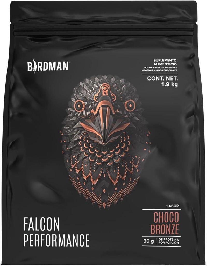 BIRDMAN Falcon Performance Premium Sport Protein Powder Plus Creatine, 31g Protein and 5g Createine per Serving, No Inflammation, No Acne, Chocolate Flavor 