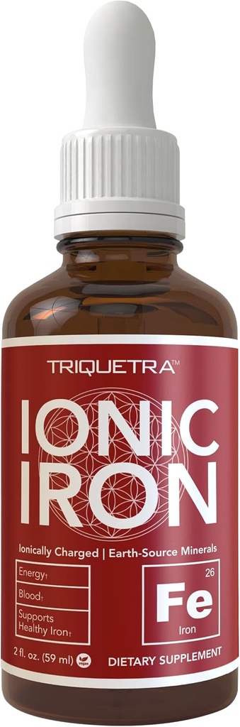 Ionic Liquid Iron Supplement (236 Servings) – Υψηλότερο ποσοστό απορρόφησης Επιτρέπει τη Μικρότερη Δόση & Λιγότερα Θέματα Στομάχου - Μη-Flavored, Vegan, Ιονικά Φορτισμένα, Χερσαία Ορυκτά