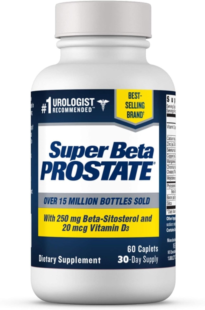 SETA PROSTATE Support Supplement for Men's Health - The Bathroom Trips, Discover Sleep, Better Bladder Boşaltma & Sağlıklı Prostate, Beta Sitosterol - 60 Kont ( 1)