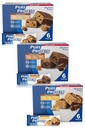 Pure protein Bars, Yüksek Protein, Nutritious Snacks to Support Energy, Low Sugar, Gluten Free, Guilt Free Diversity Pack (Cookie Dough/Choc Caramel/Peanut Butter Cup), 1.76 oz, 18