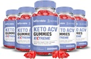 (5 Pack) Microbio Keto ACV Gummies Extreme 2000MG Micro Bio Keto Gummies Apple Cider Vinegar Formulat Juice B12 Vegan Non GMO 300 Gummys