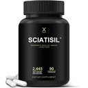 HUMANX Sciatica Focused Formula - Nerve Support Supplement with Stabilized R-Lipoic Acid for Extra Strength - Βιταμίνες Προώθηση Υγιούς Πίσω, HIPS, Πόδι, Πόδια - Συμπληρώματα Νευροπάθειας - Sciatisil