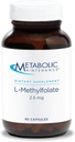 Metabolic Maintenance L-Methylfolate 2.5 mg - L Methyl Folate, Methylfolate Supplement for Women & Men, Methylated Vitamin B9 (5-MTHF) for Brain Health, Focus, and Calm - 30 Capsules (Pack of 1)