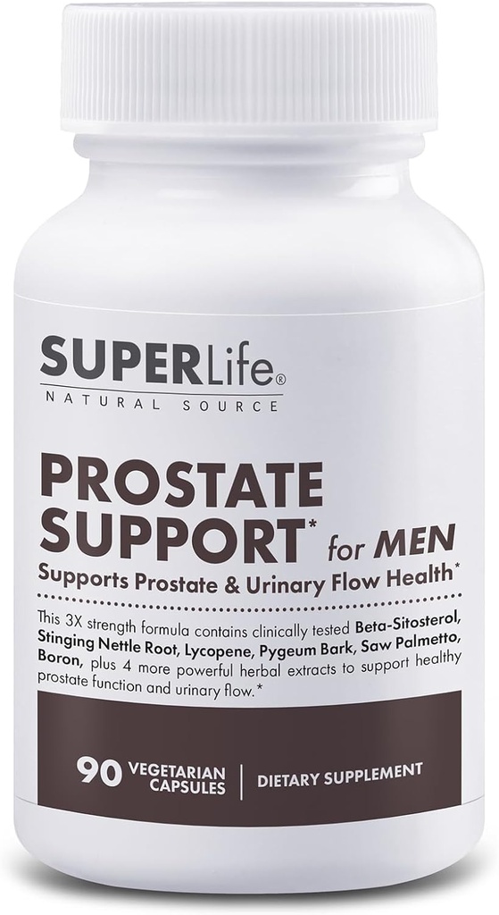 Fresh Start Prostate Support - 3X Strength with Beta Sitosterol, Saw Palmetto, Nettle & Pygeum Bark Extracts | Supports Prostate Health & Normal Urinary Flow | Supplement - 90 Capsules