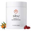 sibu Sea Buckthorn Omega-7 Softgels Starter Kit (60ct, 30 Day Supply) – Supplement for Healthy Skin, Hair, Nails and Dryness