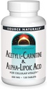 Source Naturals Acetyl L-Carnitine & Alfa-Lipoic Acid 650mg - 120 Tablet