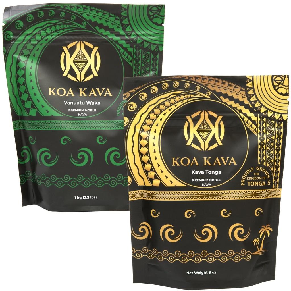 1 kg Vanuatu artı 8 oz Tongan Kava