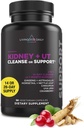 Livingood Daily Kidney Cleanse & Urinary Tract Support Supplement for Women & Men, 14-Day Detox or 28-Day Wellness Routine with Cranberry, Nettle Leaf, Astragalus & Cinnamon, Gluten Free, 56 Capsules