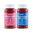 CAW Telomere Support Hyper Cycloastragenol 10 mg 30 Capsules and Astragaloside IV 50 mg 30 Capsules
