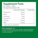 Premium Glucosamine + Chondriotin + MSM + Mastic + Curcumin (750 mg) | Bone & Ortak Sağlık (1 Şişe-180 Capsules-6mo Supply) | Ortak Destek için Vitamin | Non-GMO & Gluten Free