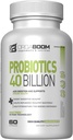 Probiyotik 40 Milyar CFU 4 Strains + Prebiyotik - Destekler Digestive Health & Immunity - Constipation, Diarrhea, Bloating - Gluten-Free, Non-GMO - Amerika'da Yapıldı - 60 Capsules