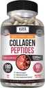Kaya Naturals Multi Collagen, Komplek Toz Kadınlar ve Erkekler için, Tipler I, II, III, V & X | 180 Capsules