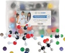 Old Nobby 118-Piece Συμπληρωματική Chemistry Μοριακό Μοντέλο Kit - Κατασκευάστηκε 3D Δομές για Μελέτη, Διδασκαλία και Χρήση Εργαστηρίου - Ανθεκτικά Atoms και Δεσμοί, Εύκολη συναρμολόγηση με Φορητή Θήκη Αποθήκευσης