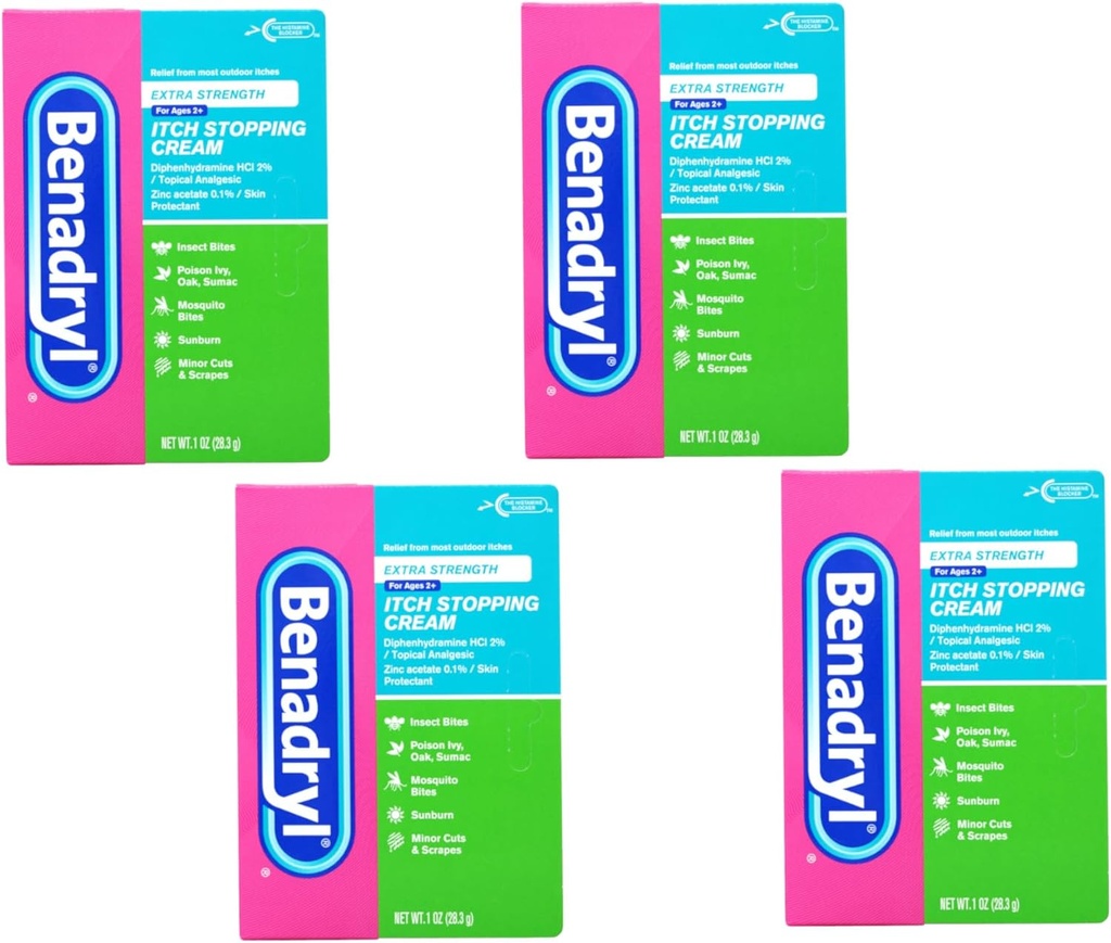 Benadryl Itch Krem Ekstra Güçlü 1 oz (Pazarın Paketi)