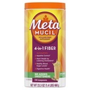 Metamucil Fiber, 4-in-1 Psyllium Fiber Supplement, Sugar Free Toz, Unflavored Drink, 114 Hizmet (Pazar Mayıs Vary)