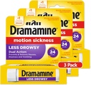 Dramamine All Day Less Drowsy, Motion Hastaness Relief, 8 Count, 3 Pack