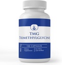 Αμιγώς πρωτότυπα συστατικά TMG Τριμεθυλογλυκίνη (Betain Anhydrous), (100 κάψουλες) Πάντα καθαρό, χωρίς πρόσθετα ή πληρωτικά, Εργαστήριο Επαληθευμένο