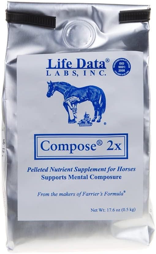 Life Data Labs 2X Equine Calming 17 6oz 17.6OZ