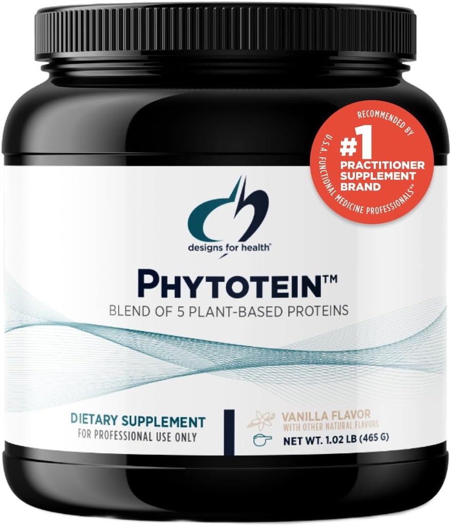 Σχέδια για την υγεία Phytotein Vegan Protein Powder - 20g Βιολογικό Ρύζι, Sacha Inchi, Σπόροι κολοκύθας, Σπόροι ηλίανθου και πρωτεϊνική σκόνη μπιζελιών - Κρεμώδη υφή, πρωτεΐνη φυτών βανίλια (465g)