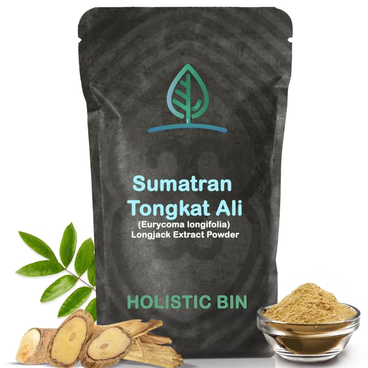 Holistic Bin Tongkat Ali Extract Toz – Premium Longjack Sumatran Ormanlarından – Herbal – No Fillers veya Preservatives – 50 Grams