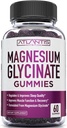 Atlantis Beslenme Glycinate Gummies 700 mg – Vegan Glycinate for Kids & Yetişkinler – Kas Destek & Geliştirilmiş Uyku - Tüm Aile için Grape Flavor - 60 Kont