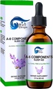"Sleep Aid Drops Special Formula with Valerian Root, Melatonin, Chamomile, Lavender, Rhodiola Rose ve B6 Sleep Support
