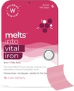 WELLBEING NUTRITION Melts Nano Iron | Plantive Iron, Beetroot, İsviçre Chard, Riley Tohumlar, C vitamini ve Folate for I improve Hemoglobin, Oksijen Binding Kapasite ve Kan Binası (30 Oral Strips)