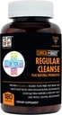 Clinical Daily Regular Cleanse Plus Natural Probiotic - Colon Cleanse & Gut Detox Supplement - Βοηθάει με την ενέργεια και τη δυσκοιλιότητα Relief - Herbal Dietary Fiber Psyllium Husk Capses - 180 Count