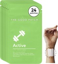 Good Patch Active Patch, Energy Support, Natural Patch with Caffeine, Beta Alanine, Rhodiola, Plant Powered Wearable Wellness, Sustained release (24 Total Patches)