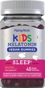 Piping Rock Kids Melatonin Gummy 1mg | 40 Gummies | Cherry Flavor | Vegan, Non-GMO, Gluten Free Supplement Supplement Supplement