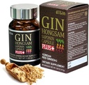 Koreli Red BTC [Gin HONGSAM] 60 Capsules - Premium Anti Aging Supplements - Boost Energy | Immune | Kadınlar ve Erkekler için Bellek
