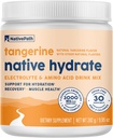 NativePath Native Hydrate, Zero Sugar, Ηλεκτρολυτές σε σκόνη με BCAAs, Tangerine Hydration, Keto & Paleo Friendly, 30 εξυπηρετούν