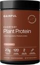 Günlük Bitki Protein Tozu, Hizmet başına 23g Plant proteini, Unflavored, Supports Strength, Recovery ve Dengeli Beslenme, Vegan, Gut Friendly, No Yapay Malzemeler, 14 Hizmetler