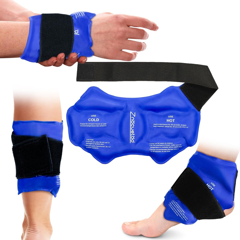 ZNÖCUETÖD Akle Buz Paketi Swelling için, Gel Bile Ayak Buz Paketi Injuires Reusable, Hot Cold Pack Capsule for Pain Relief, Achilles Tendonitis, Plantar Fasciitis, Sprateed,Surgery Recovery