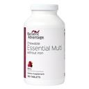 Bariatric Advantage Chewable Essential Multivitamin Without Iron - 200 DV of Key Nutrients - Trace Mineral Support - Multivitamins for Bariatric Patients - Berry - 180 Count