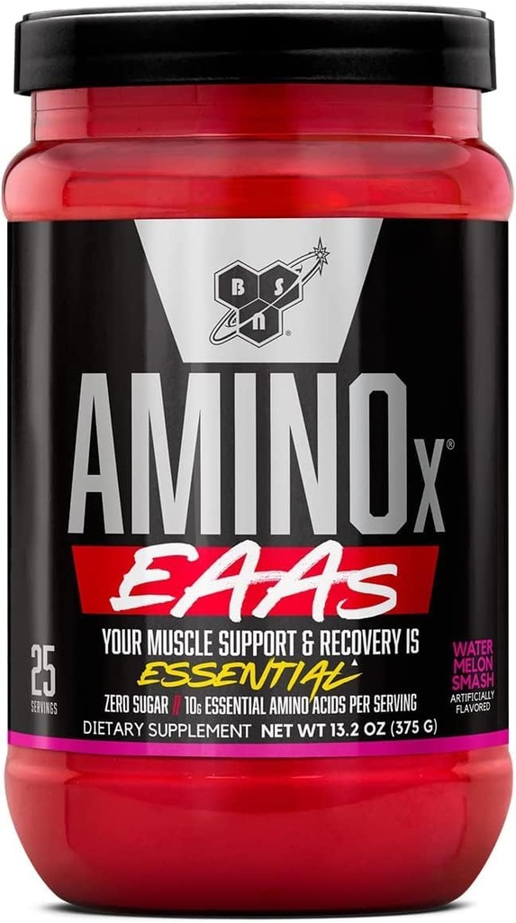 BSN Reese XAs, Muscle Recovery & Endurance, 10g Essential Amino Asits, 5g BCAAs, Zero Sugar, Caffeine Free, Watermelon Outlet, 13.2oz, 25 Hizmet