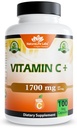 NaturaLife Labs D3, çinko, Elderberry & Ginger Root ile C Vitamin C Vitamini - 100 Capsules, Vegan, Non-GMO, Gluten Free