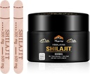 Shilajit Καθαρή οργανική ρητίνη Ιμαλαΐων - 800mg Μέγιστη δραστικότητα Φυσική οργανική ρητίνη Shilajit με 85+ Ανιχνευτές Ορυκτών & Fulvic Οξύ για την ενέργεια, ανοσοποίηση, άνδρες & γυναίκες, 30 γραμμάρια