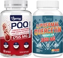 Birsppy Vigorizar French Maritime Pine Bark Extract with Dual-Delivery + 1600 MG Liposomal Quercetin Phytosome