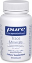Pure Encapsulations Trace Minerals - Multimineral Supplement - Mineral Supplement - Metabolism & Hücresel Fonksiyonl* - Gluten Free & Vegan - 60 Capsules