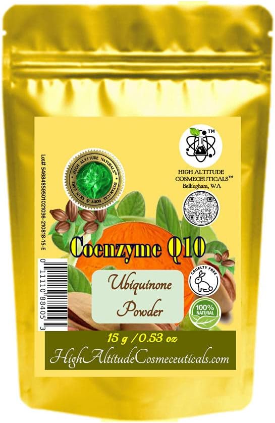 15g Coenzyme Q10 (Ubiquinone, Coq10) Toz Kozmetik Antioksit Cilt Bakımı, DIY Sıvı Face Serum, Cream, Lotion, Moisturizer, Daren Sagging Skin, Genişleme Marks Görünümü