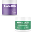 Amla Toz & Green Tea Superfood Supplement, Antioksi Support, Elderberries (90 Hizmet) ve Hint Gooseberries (30 hizmet), Organik, Vegan
