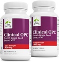 Terry Naturally Clinical OPC Extra Strength - Cardiovascular Health & Focus Support - Supplement with Grape Seed Extract - Immune Support Supplement - 60 Softgels (Pack of 2)