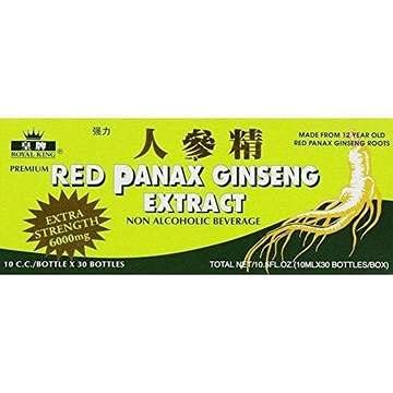 Royal King Red Panax Ginseng Extract 6000mg 10c.c./bottle X 30 (Συσκευασία 4 κουτιών)