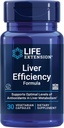 Life Extension Liver Efficiency Formula, Supports Healthy Liver Function at The Cellular Level and Optimal Levels of antioxidants in Liver Metabolism, Gluten-Free, Non-GMO, Vegetarian, 30 Capsules