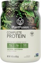 PlantFusion Complete Vegan Protein Toz - BCAAs, Digestive Enzymes and Pea Protein - Keto, Gluten Free, Non-Dairy, No Sugar, Non-GMO - Natural-No Stevia 0.93 lb