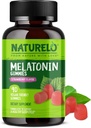NATLO Melatonin Gummies – Non-GMO, Gluten-Free, Soy Free - Strawberry Flavor - Gentle Sleep Supplement - 90 Vegetarian Gummies