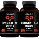 Tongkat Ali 200:1 (Uzunjack) Erkekler için ekstraksiyon, 2000 mg Oda başına 2000 mg, Endonezya Origin, Eurycoma Longifolia | Panax Falun for Energy, Stamina, & Male Health Support (150 Kont)